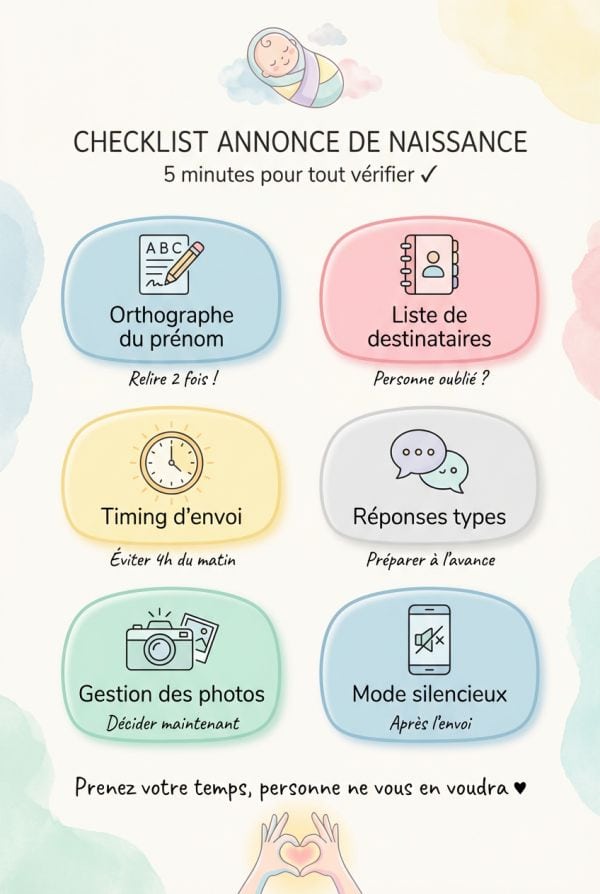Checklist anti-panique : ne rien oublier, ne pas stresser