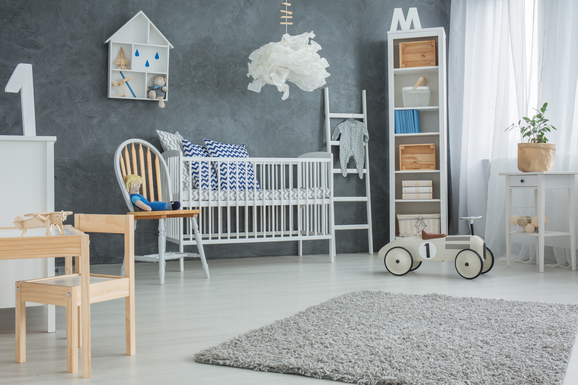 Chambre à coucher fonctionnelle pour bébé