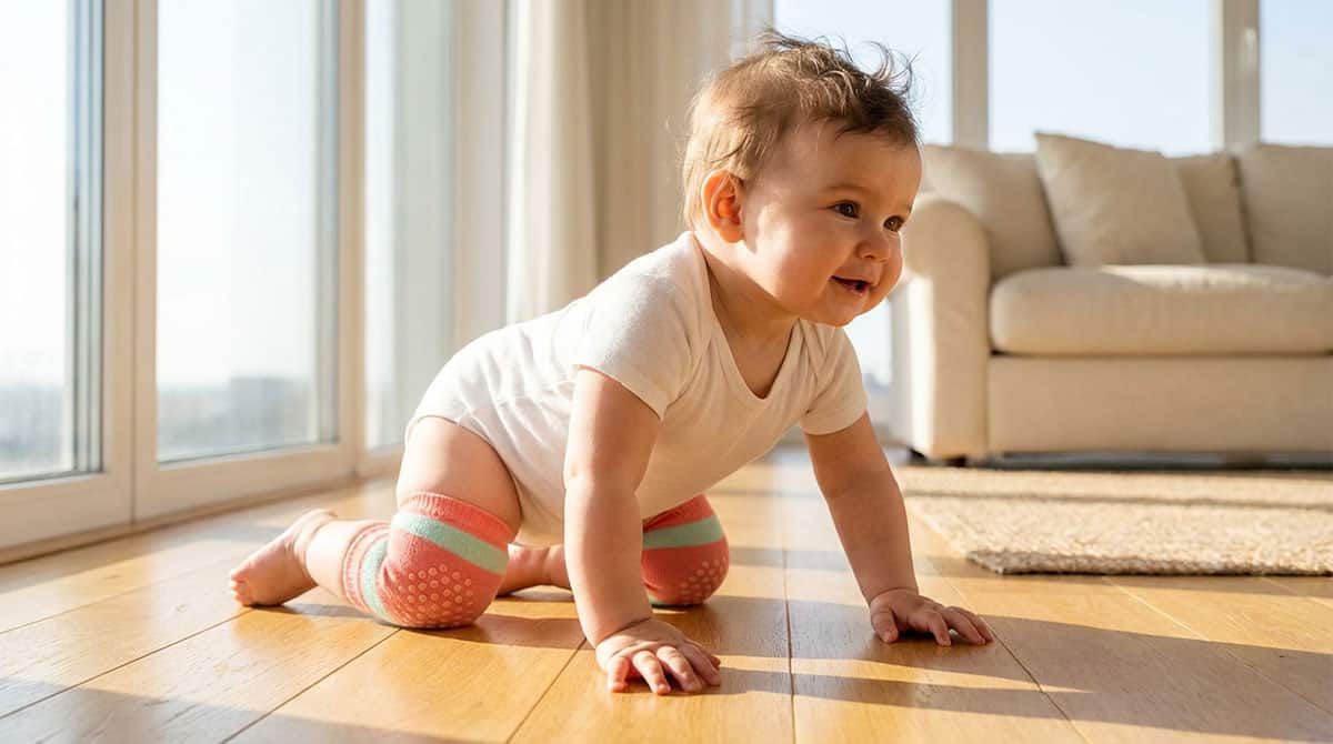 Genouillères bébé : guide d’achat et prix des protège-genoux pour le 4 pattes