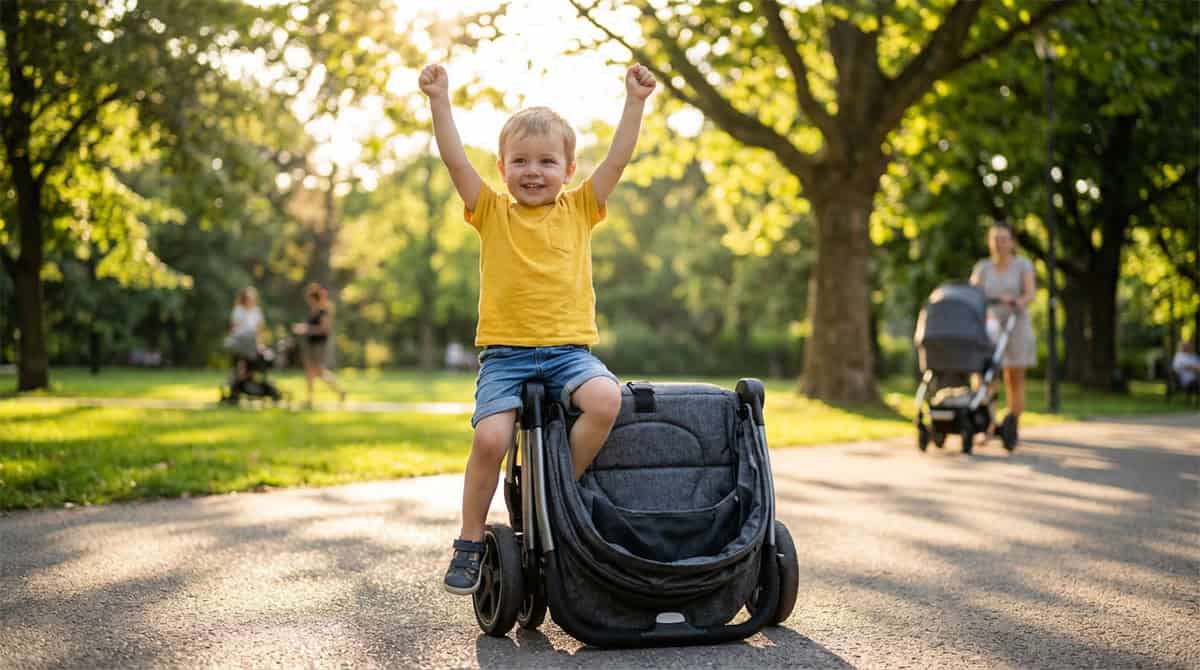 Quelle est la limite d’âge recommandée pour l’utilisation d’une poussette ?